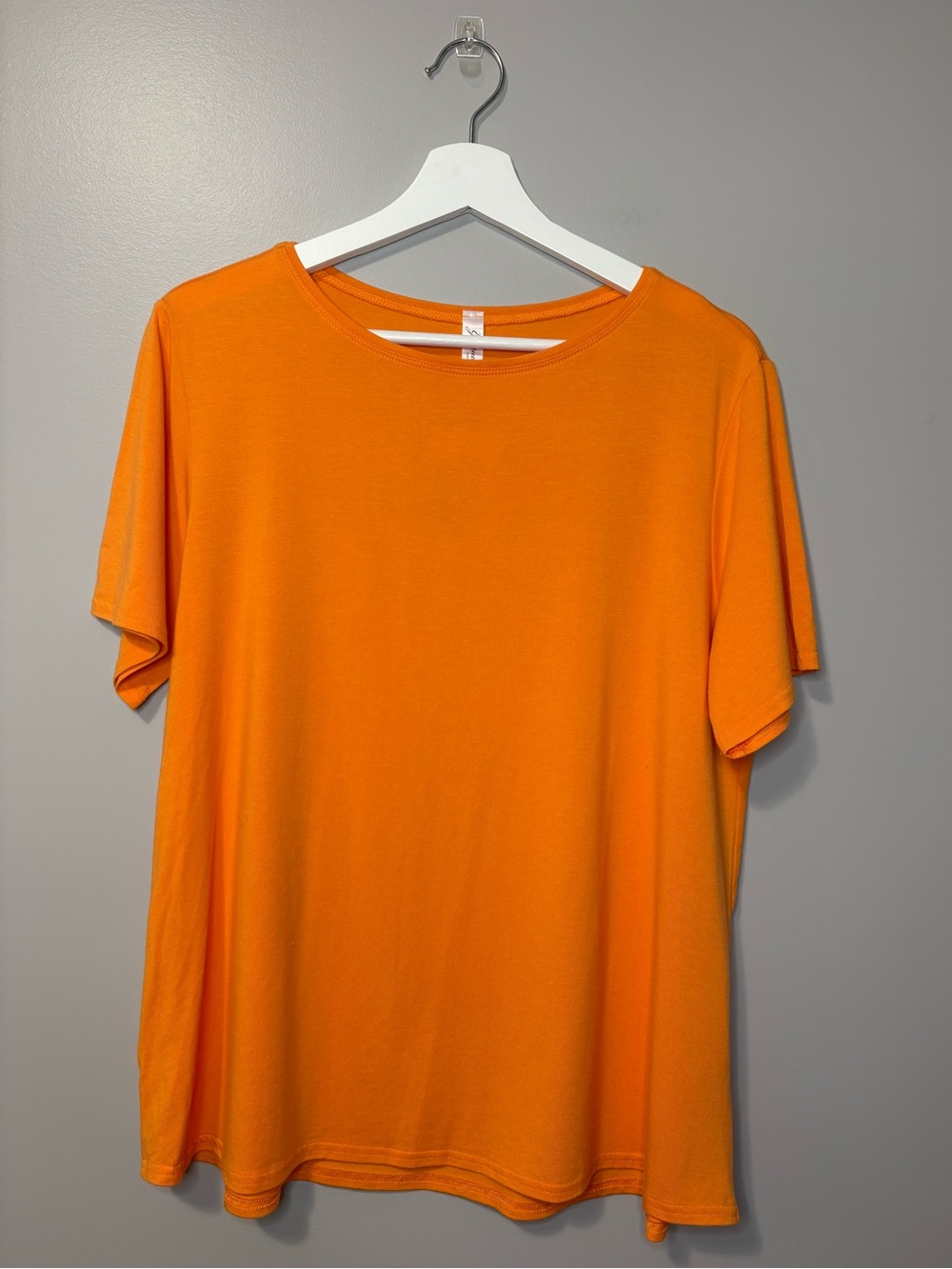 Gilmour Clothing Bamboo Short Sleeve Best Ever Tee Hot Papaya